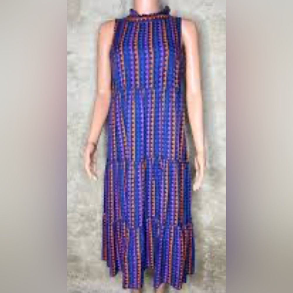 Oliphant Aztec Midi Maxi Dress Sz. XS